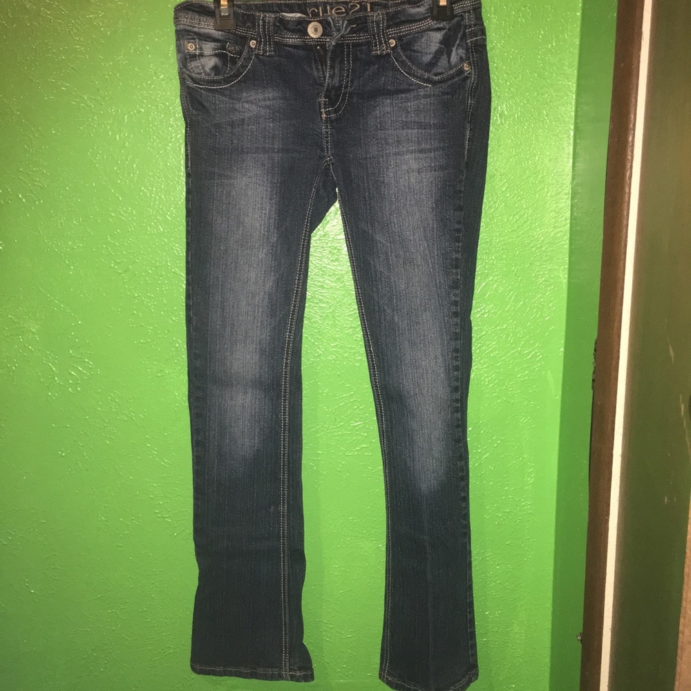 Dark Wash Boot Cut Jeans